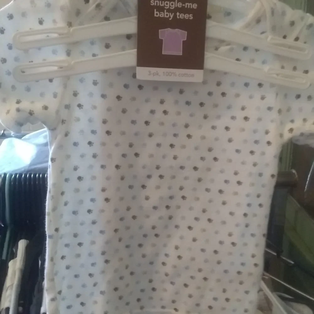 Carter's 9 Months Shirt Tiger Bird Print Polka Dot White Size 6-9M NWT (Chi044)